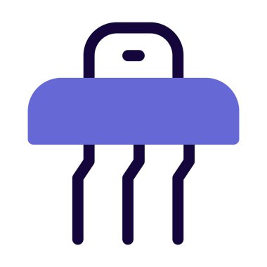 Plastikten yapılmış duvar fırçası tutacağı