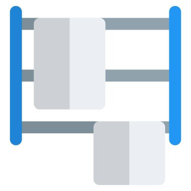 El havlusu için metal tabanlı askı