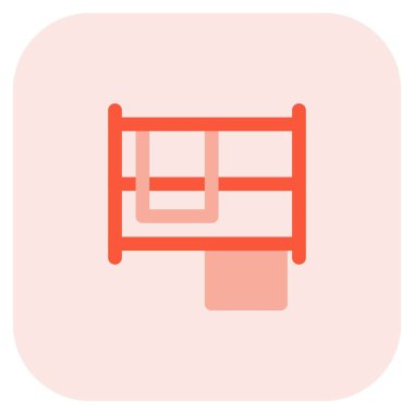 El havlusu için metal tabanlı askı