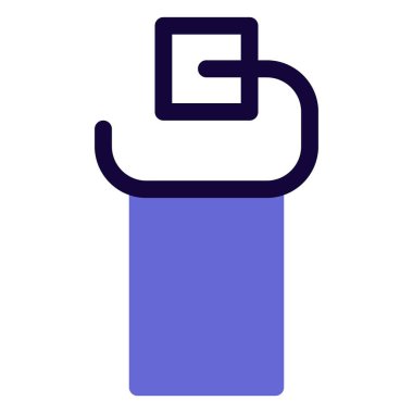 Yüz ve el havlusu askısı.