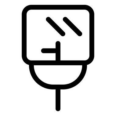 Duvar asılmış, aynalı leğen..