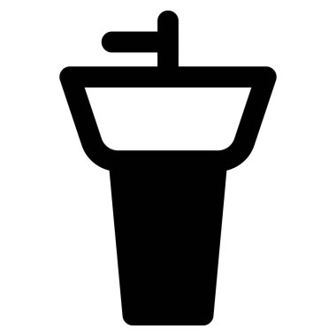 Duvara tam kaide havzalar yerleştirildi.