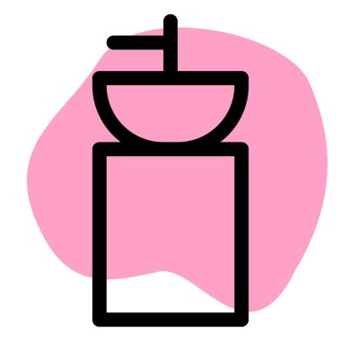 Tezgahtaki lavabo bir dolaba kurulmuş.