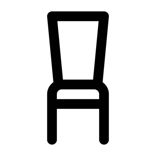Wygodne Krzesło Kuchni Jadalni — Wektor stockowy