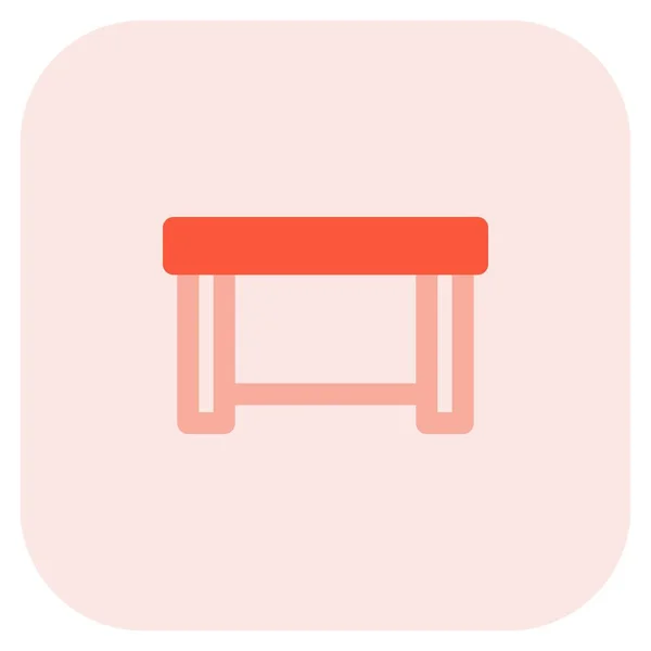 Kuchyňský Stůl Používaný Pro Přípravu Jídla — Stockový vektor