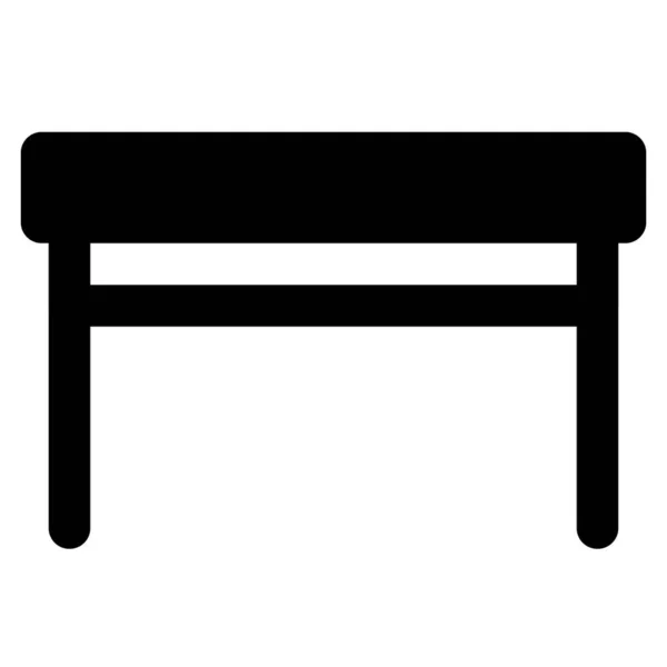 Velký Kuchyňský Stůl Pro Přípravu Jídla — Stockový vektor