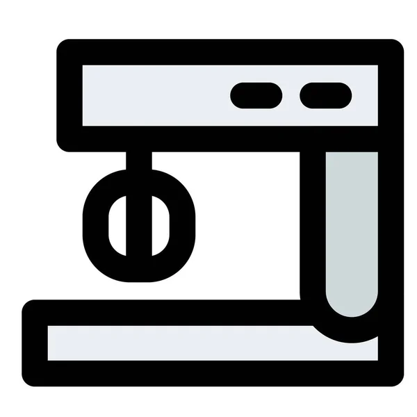 Elektronik Karıştırıcı Genellikle Pişirmede Kullanılır — Stok Vektör