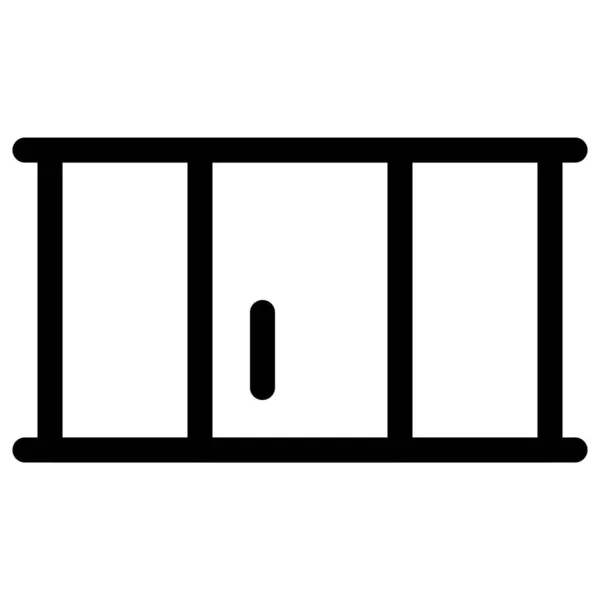 壁挂式厨房储物柜 — 图库矢量图片