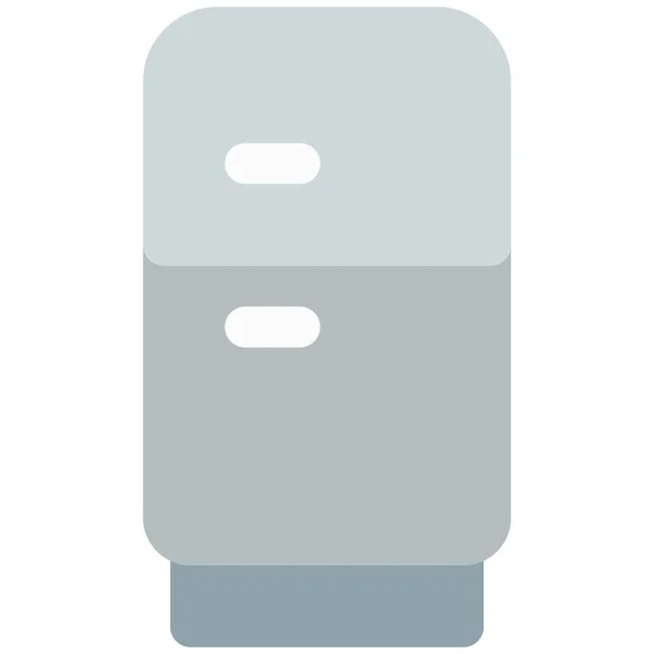 Холодильник Електронний Пристрій Зберігання Швидкопсувних — стоковий вектор