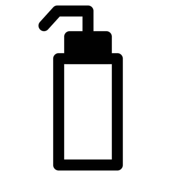 Botella Dispensadora Jabón Líquido Para Desinfectar — Archivo Imágenes Vectoriales