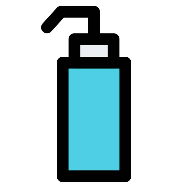 Botella Dispensadora Jabón Líquido Para Desinfectar — Archivo Imágenes Vectoriales