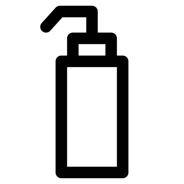 Liquid Soap Dispenser Bottle Sanitizing — Stock Vector