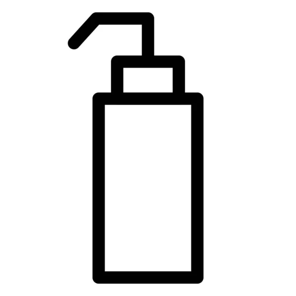 Бутылка Дозатора Жидкого Мыла Дезинфекции — стоковый вектор