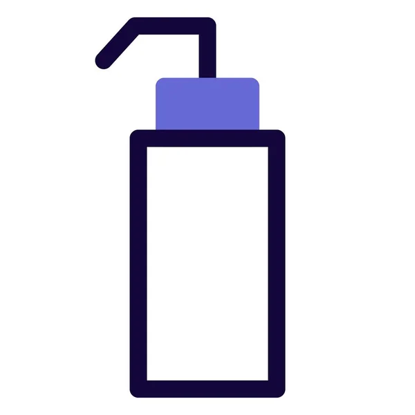 Botella Dispensadora Jabón Líquido Para Desinfectar — Vector de stock