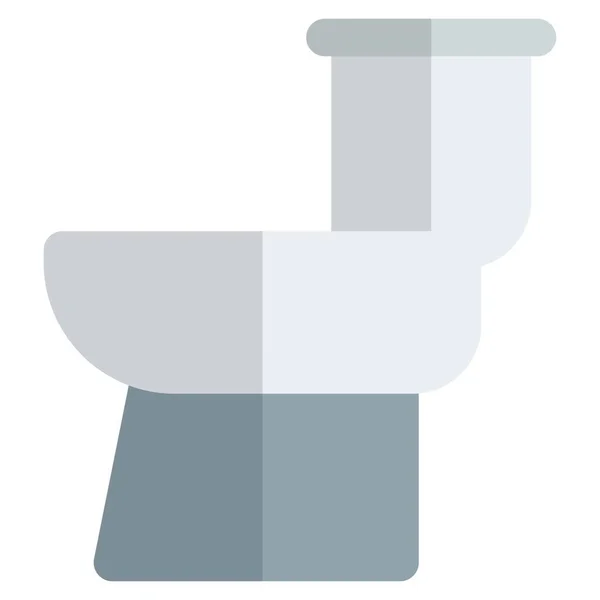 Toilettes Chasse Eau Appareil Plomberie Avec Réservoir — Image vectorielle