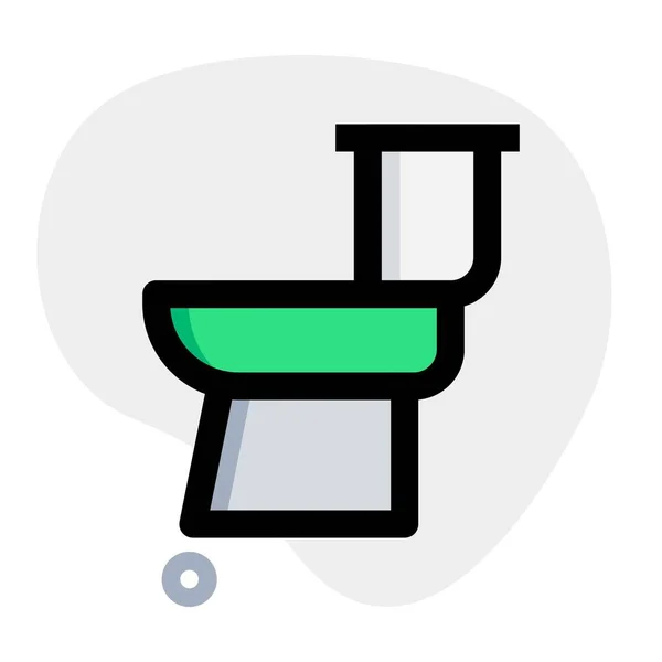 Flush Τουαλέτα Ένα Υδραυλικό Εξάρτημα Δεξαμενή — Διανυσματικό Αρχείο