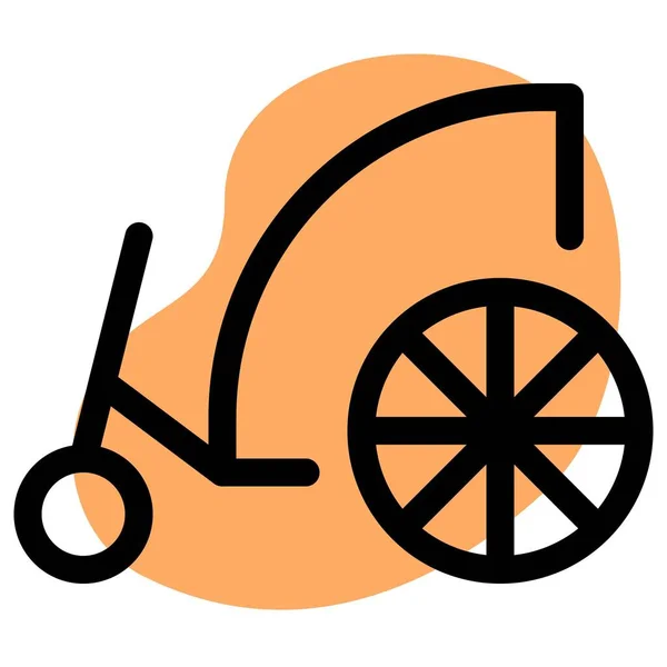Chaise Bain Vintage Pour Personnes Handicapées — Image vectorielle