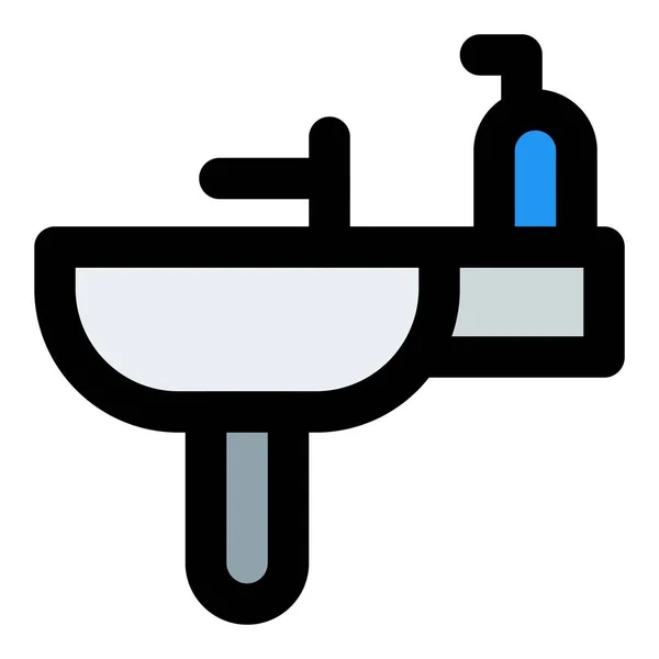 Bacia Vestiário Para Banheiros Menores —  Vetores de Stock