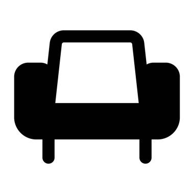 Her iki tarafı destekli şık bir koltuk..