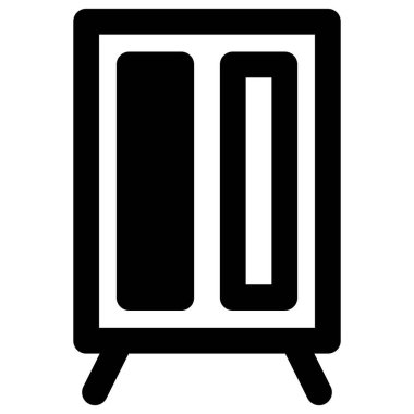 Depo için büyük yan dolap.