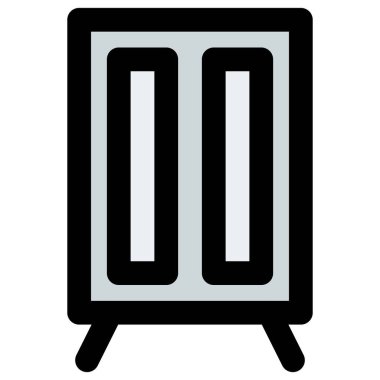 Depo için büyük yan dolap.