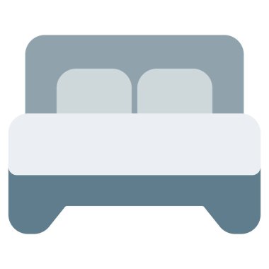 Tahta yatak, oda dekorasyonu için mobilya..