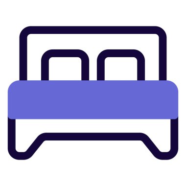 Tahta yatak, oda dekorasyonu için mobilya..