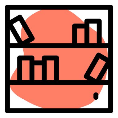 Dolap kitapları depolamak için kullanılır..