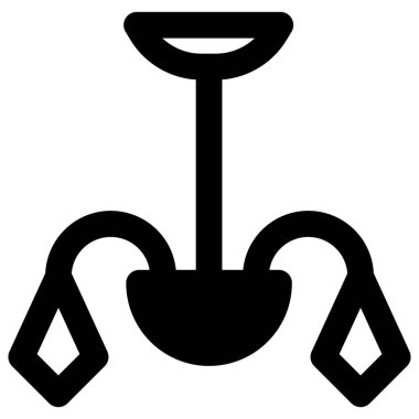 Avize, tavana asılmış dekoratif ışıklar..