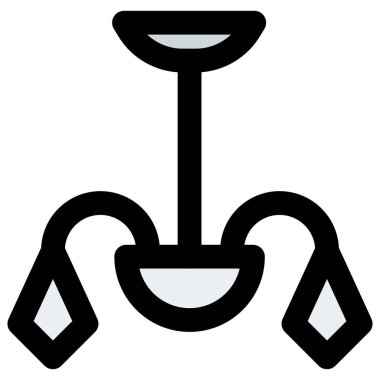 Avize, tavana asılmış dekoratif ışıklar..