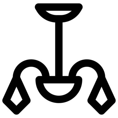 Avize, tavana asılmış dekoratif ışıklar..