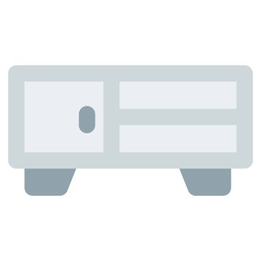 Credenza, klasik ahşap büfe ya da dolap.