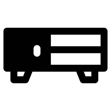 Credenza, klasik ahşap büfe ya da dolap.