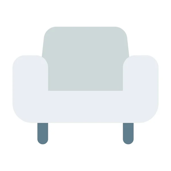 Стильное Кресло Боковой Поддержкой — стоковый вектор