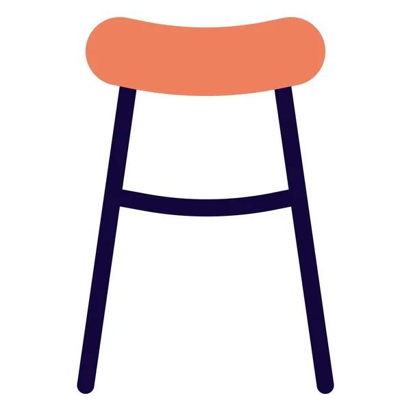 Comfortable Bar Stool Seating — Stock Vector