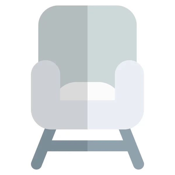 靠背的座椅 椅子和半长椅 — 图库矢量图片