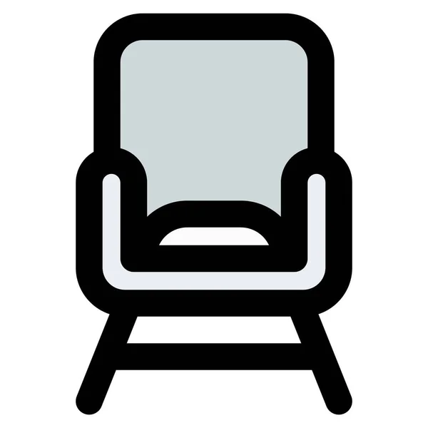 Ανυψωμένο Κάθισμα Καρέκλα Και Μισή — Διανυσματικό Αρχείο