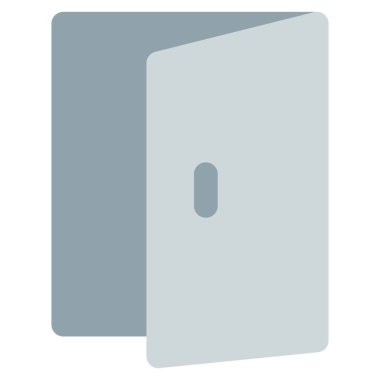 Ön giriş için modern ahşap kapı.