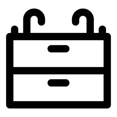 Dolaplı çift musluk lavabosu..