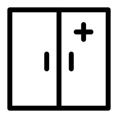 Yaraların tedavisinde kullanılan ilk yardım dolabı..