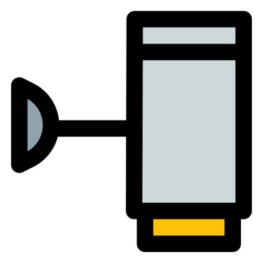 İç dekorasyon için duvara monte edilmiş lamba.