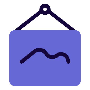 Ev dekorasyonu için duvara monte edilmiş resim.