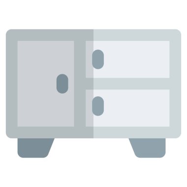 Temel şeyleri depolamak için yan masa