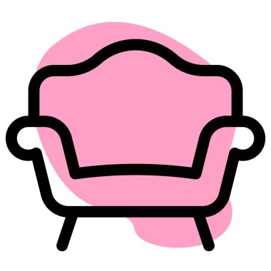 Yastıklı kanepe dinlenmek ve yaşamak için.