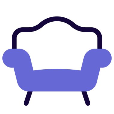 Yastıklı kanepe dinlenmek ve yaşamak için.