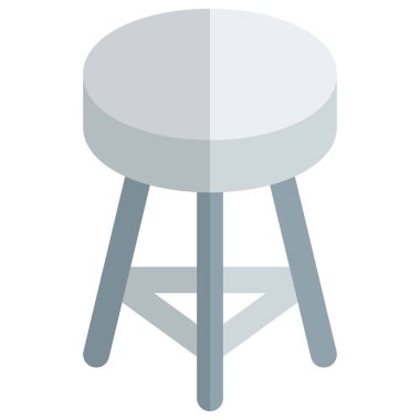 Sağlam minderli tabure ve ayak sehpası.