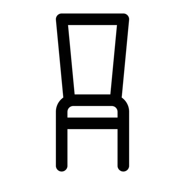 Удобное Деревянное Кресло Кухни Столовой — стоковый вектор