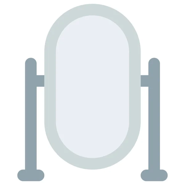 Starožitné Houpací Zrcadlo Pro Obývací Pokoj — Stockový vektor