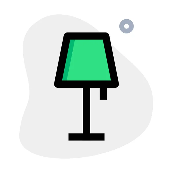 Ночная Лампа Удлиненным Стендом — стоковый вектор