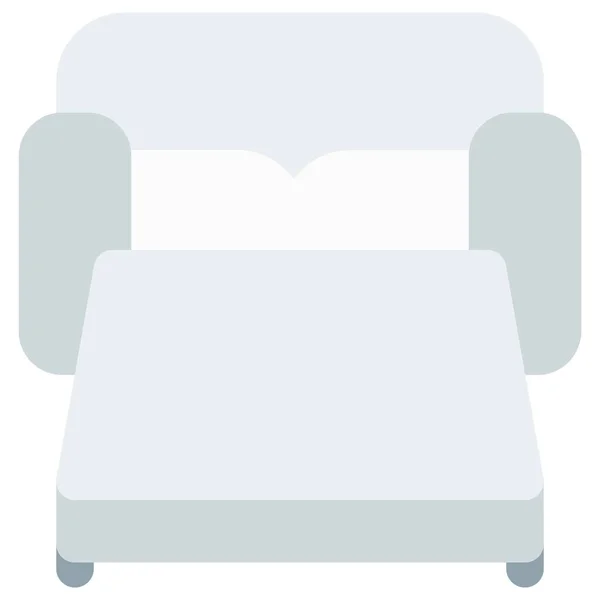 Sofa Cum Bed Compact Spaces — стоковий вектор